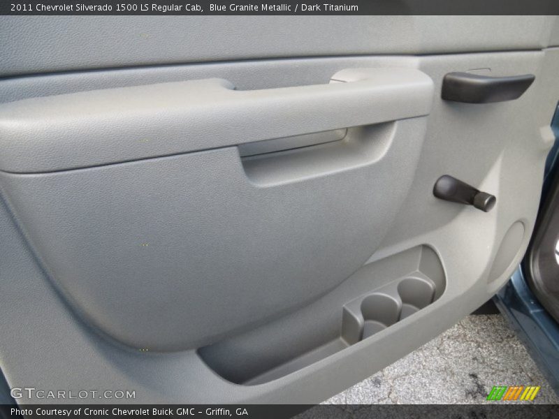 Blue Granite Metallic / Dark Titanium 2011 Chevrolet Silverado 1500 LS Regular Cab