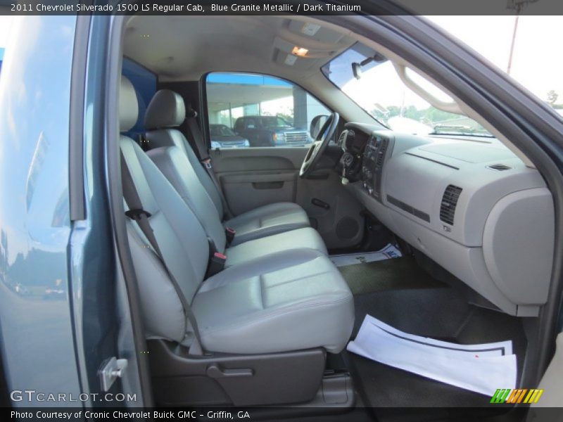 Blue Granite Metallic / Dark Titanium 2011 Chevrolet Silverado 1500 LS Regular Cab