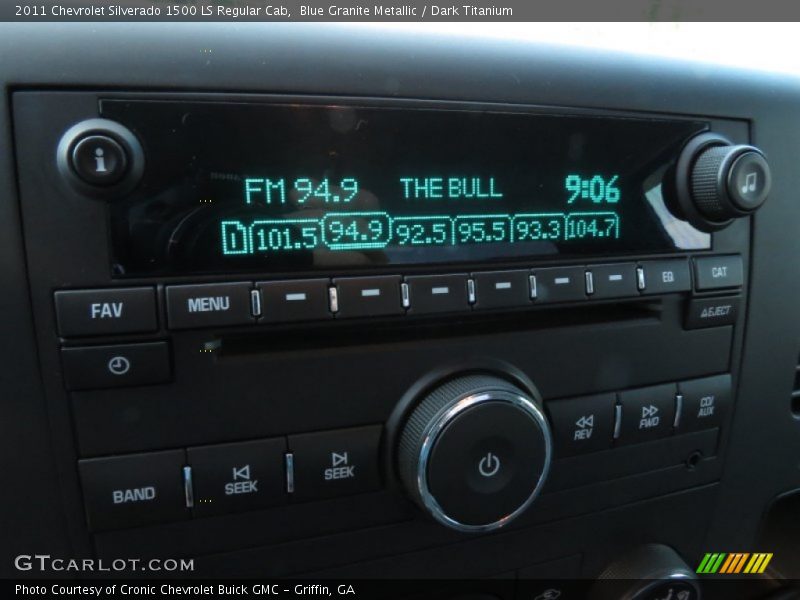 Blue Granite Metallic / Dark Titanium 2011 Chevrolet Silverado 1500 LS Regular Cab
