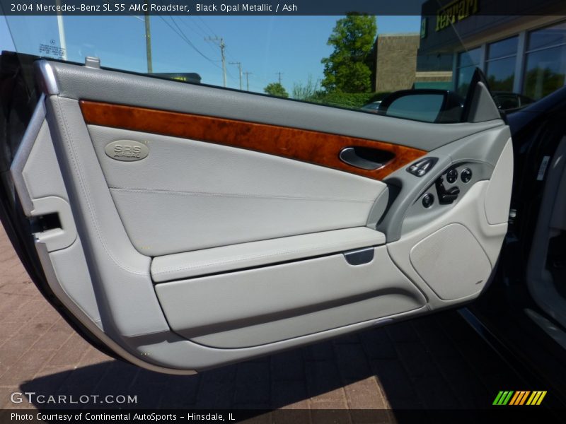 Black Opal Metallic / Ash 2004 Mercedes-Benz SL 55 AMG Roadster