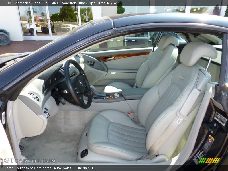 Black Opal Metallic / Ash 2004 Mercedes-Benz SL 55 AMG Roadster