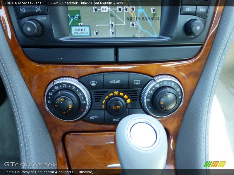 Black Opal Metallic / Ash 2004 Mercedes-Benz SL 55 AMG Roadster