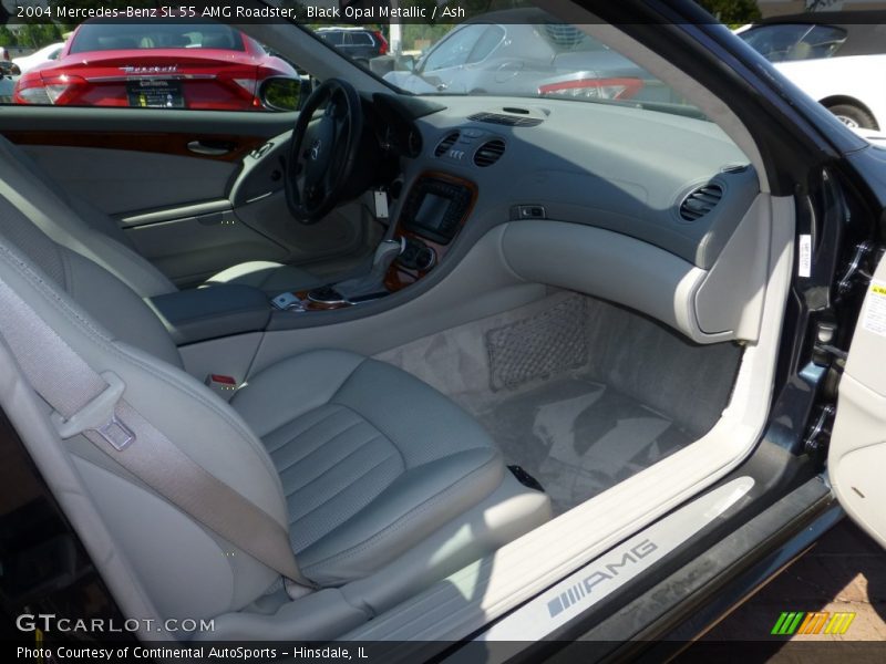 Black Opal Metallic / Ash 2004 Mercedes-Benz SL 55 AMG Roadster