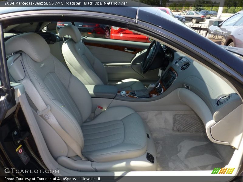 Black Opal Metallic / Ash 2004 Mercedes-Benz SL 55 AMG Roadster