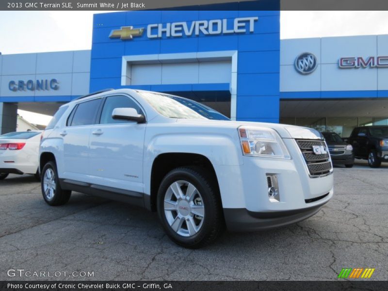 Summit White / Jet Black 2013 GMC Terrain SLE