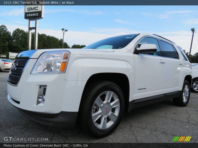 Summit White / Jet Black 2013 GMC Terrain SLE