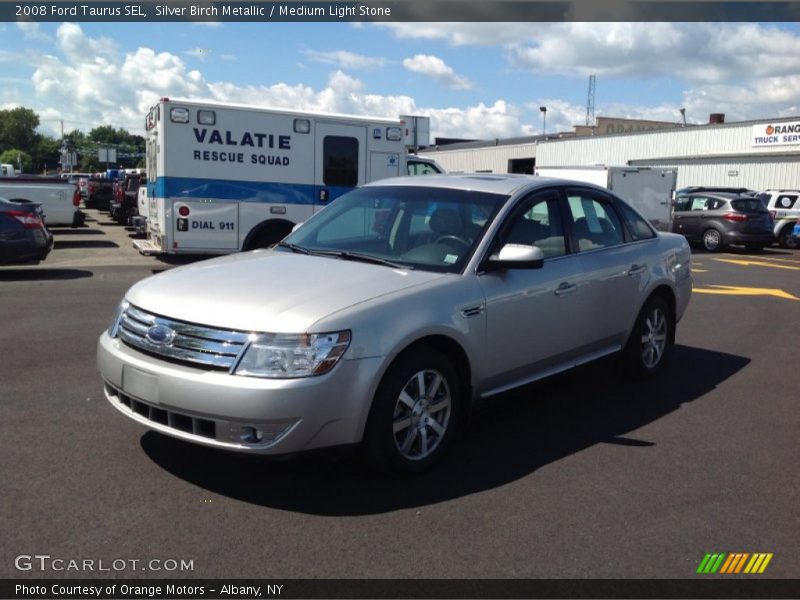 Silver Birch Metallic / Medium Light Stone 2008 Ford Taurus SEL