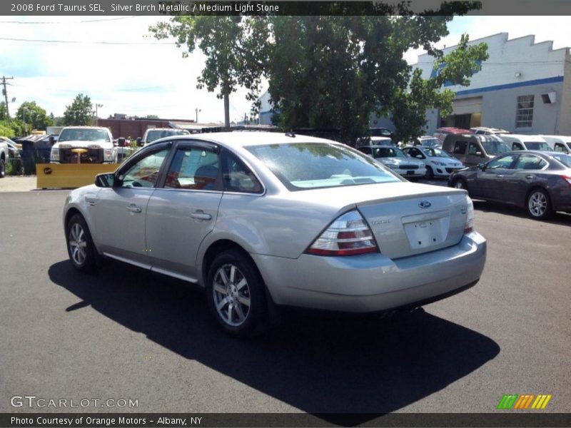 Silver Birch Metallic / Medium Light Stone 2008 Ford Taurus SEL