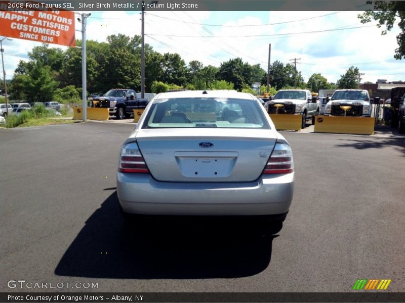 Silver Birch Metallic / Medium Light Stone 2008 Ford Taurus SEL