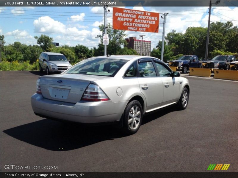Silver Birch Metallic / Medium Light Stone 2008 Ford Taurus SEL