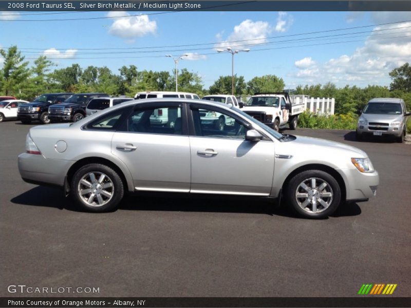 Silver Birch Metallic / Medium Light Stone 2008 Ford Taurus SEL