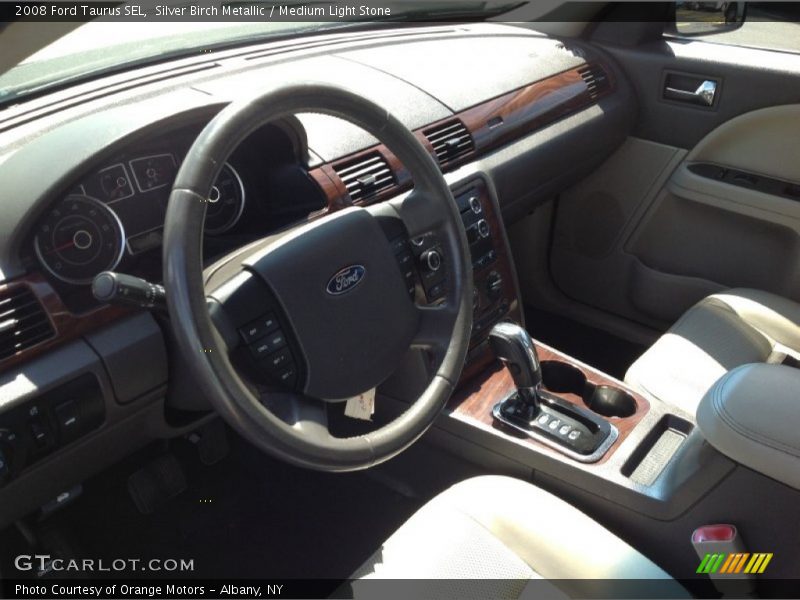 Silver Birch Metallic / Medium Light Stone 2008 Ford Taurus SEL