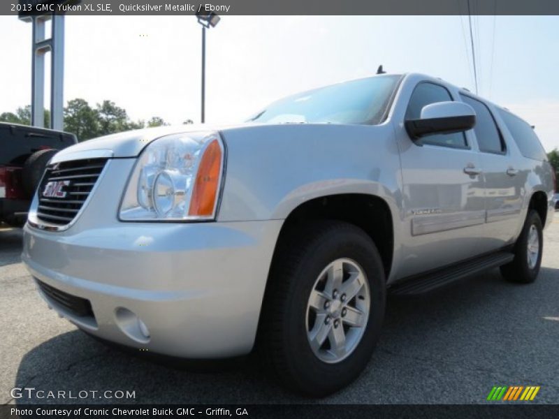 Quicksilver Metallic / Ebony 2013 GMC Yukon XL SLE