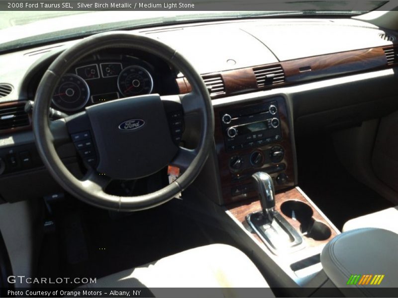 Silver Birch Metallic / Medium Light Stone 2008 Ford Taurus SEL
