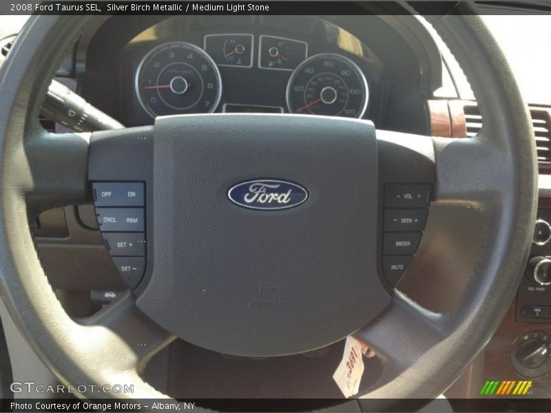 Silver Birch Metallic / Medium Light Stone 2008 Ford Taurus SEL