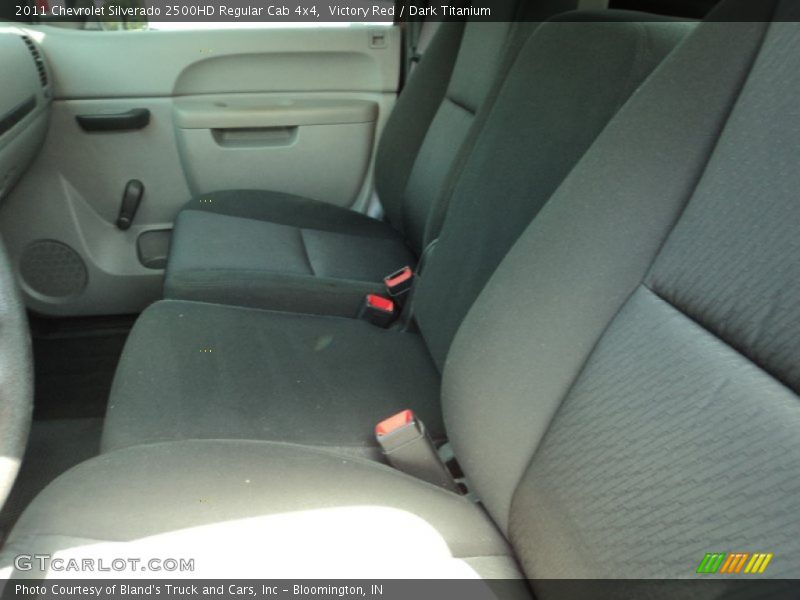 Victory Red / Dark Titanium 2011 Chevrolet Silverado 2500HD Regular Cab 4x4