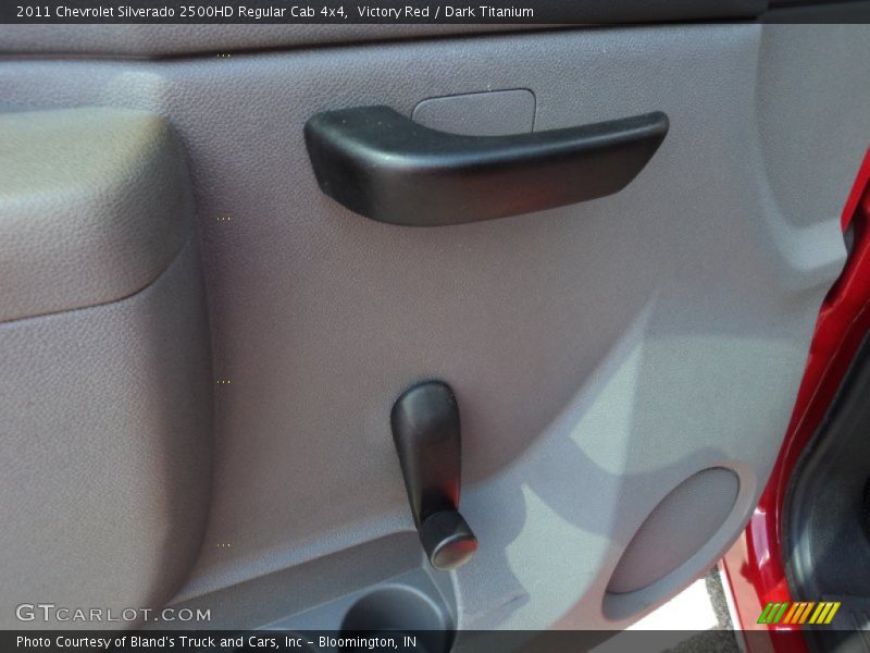 Victory Red / Dark Titanium 2011 Chevrolet Silverado 2500HD Regular Cab 4x4