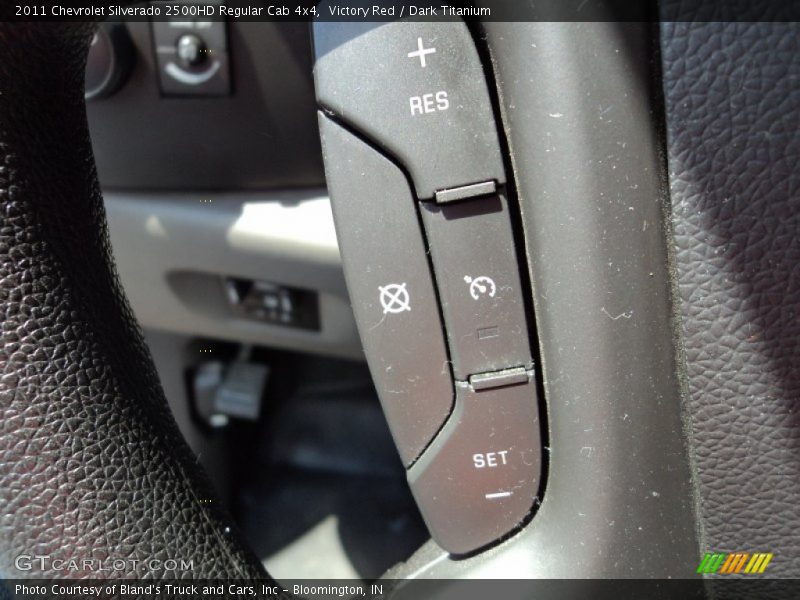 Victory Red / Dark Titanium 2011 Chevrolet Silverado 2500HD Regular Cab 4x4