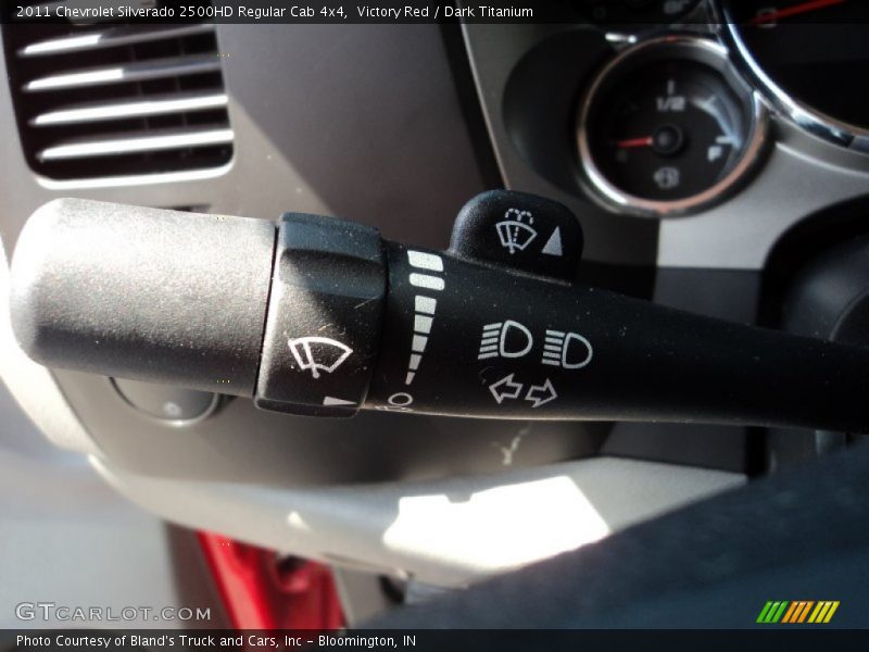 Victory Red / Dark Titanium 2011 Chevrolet Silverado 2500HD Regular Cab 4x4