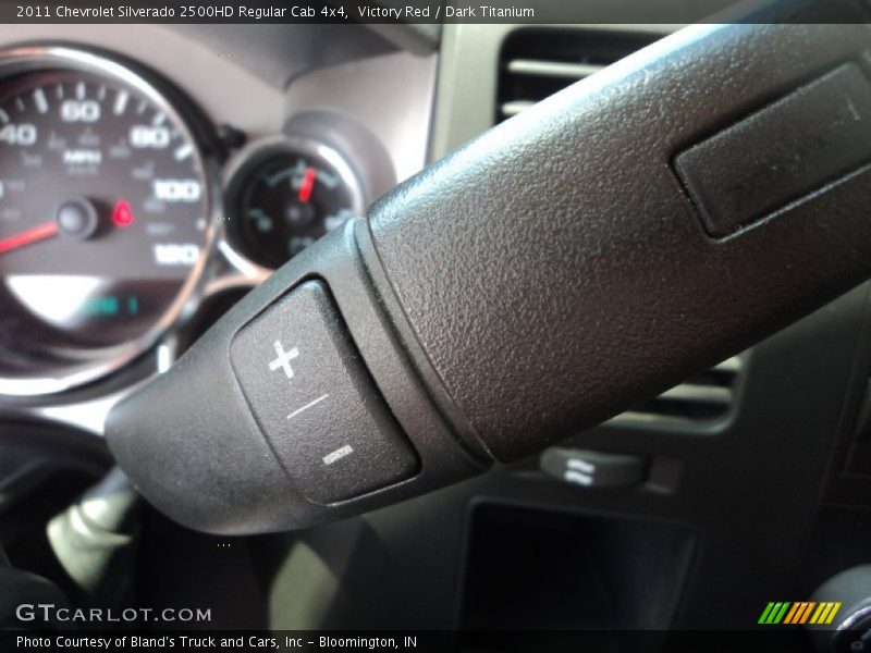 Victory Red / Dark Titanium 2011 Chevrolet Silverado 2500HD Regular Cab 4x4