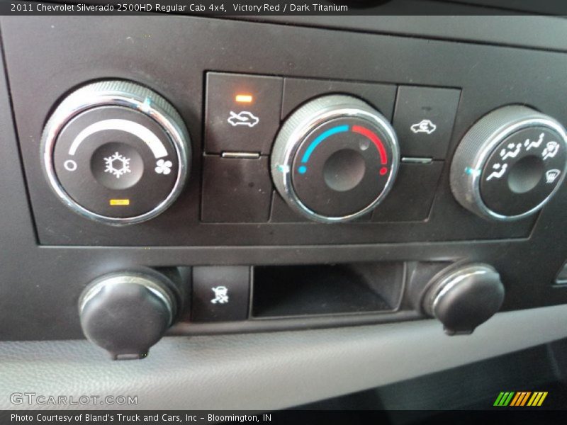 Victory Red / Dark Titanium 2011 Chevrolet Silverado 2500HD Regular Cab 4x4