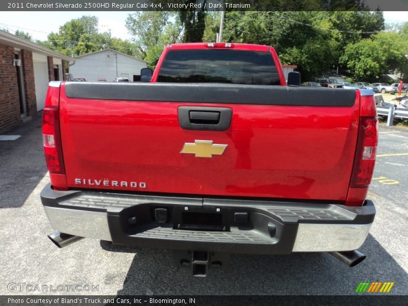 Victory Red / Dark Titanium 2011 Chevrolet Silverado 2500HD Regular Cab 4x4