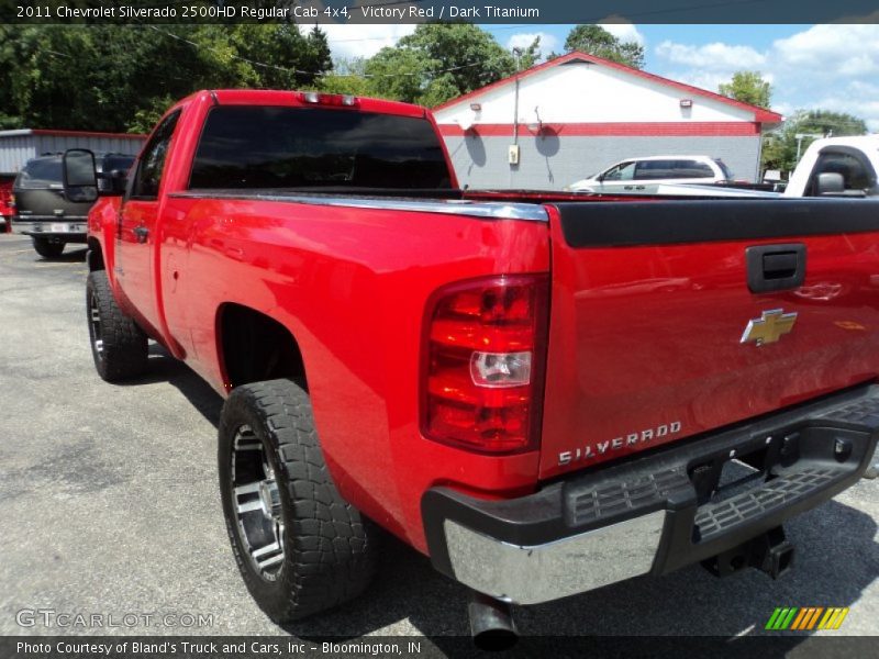 Victory Red / Dark Titanium 2011 Chevrolet Silverado 2500HD Regular Cab 4x4