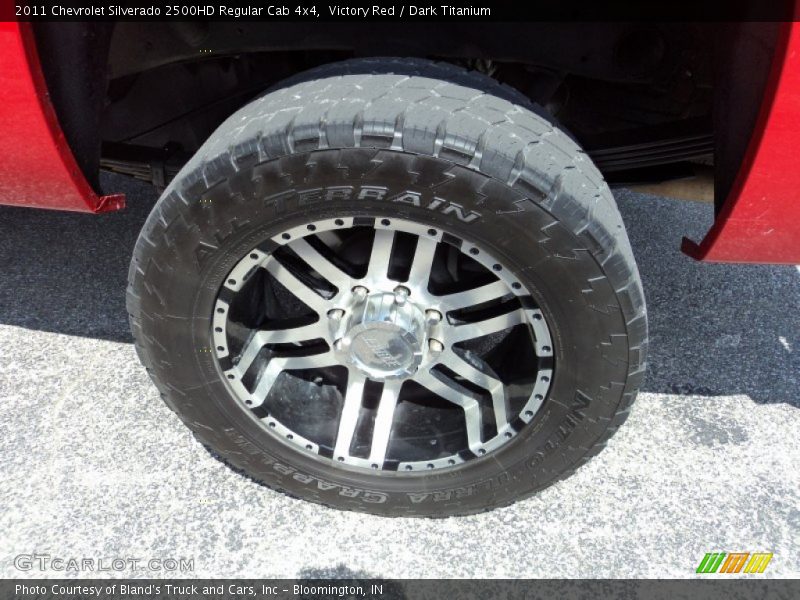 Victory Red / Dark Titanium 2011 Chevrolet Silverado 2500HD Regular Cab 4x4