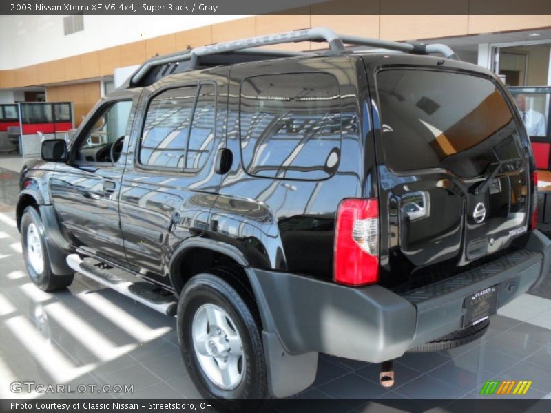 Super Black / Gray 2003 Nissan Xterra XE V6 4x4