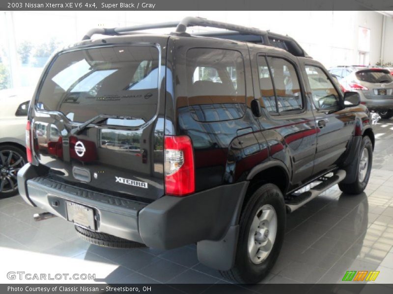 Super Black / Gray 2003 Nissan Xterra XE V6 4x4