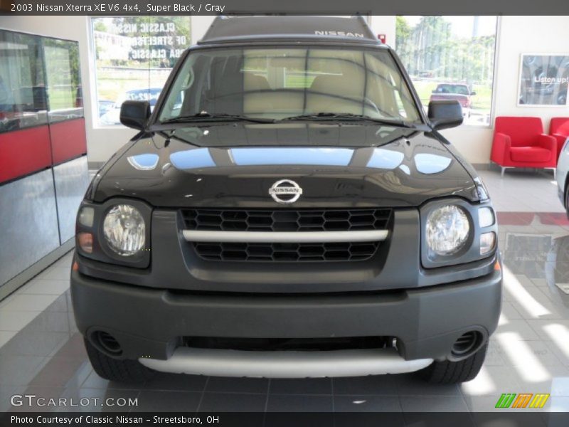 Super Black / Gray 2003 Nissan Xterra XE V6 4x4