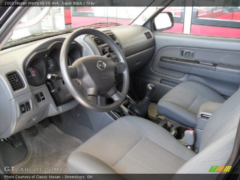 Super Black / Gray 2003 Nissan Xterra XE V6 4x4