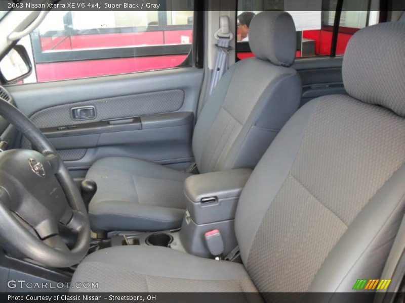 Super Black / Gray 2003 Nissan Xterra XE V6 4x4