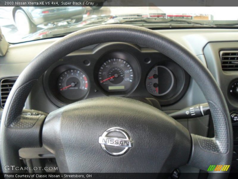 Super Black / Gray 2003 Nissan Xterra XE V6 4x4