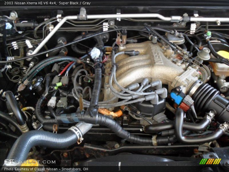 Super Black / Gray 2003 Nissan Xterra XE V6 4x4