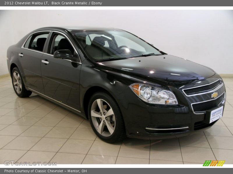 Black Granite Metallic / Ebony 2012 Chevrolet Malibu LT