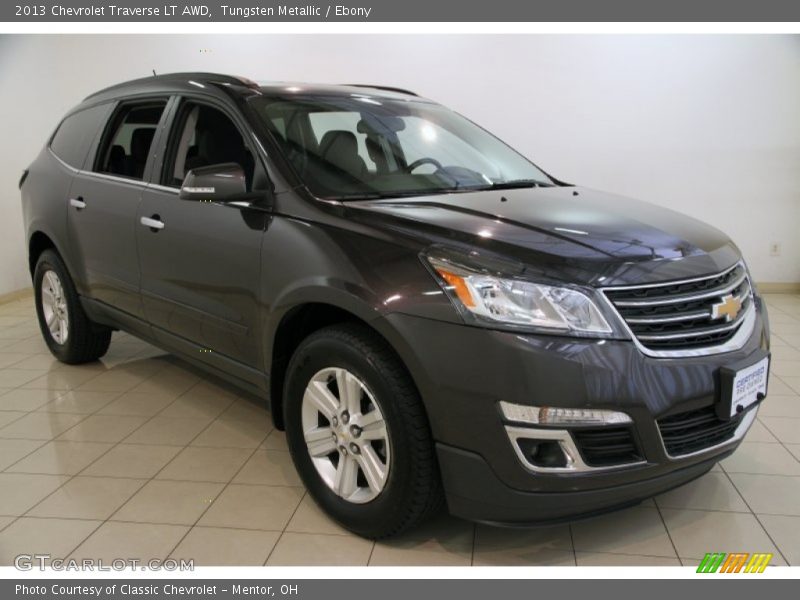 Tungsten Metallic / Ebony 2013 Chevrolet Traverse LT AWD