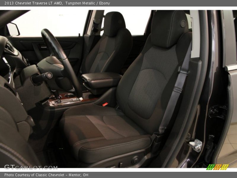 Tungsten Metallic / Ebony 2013 Chevrolet Traverse LT AWD