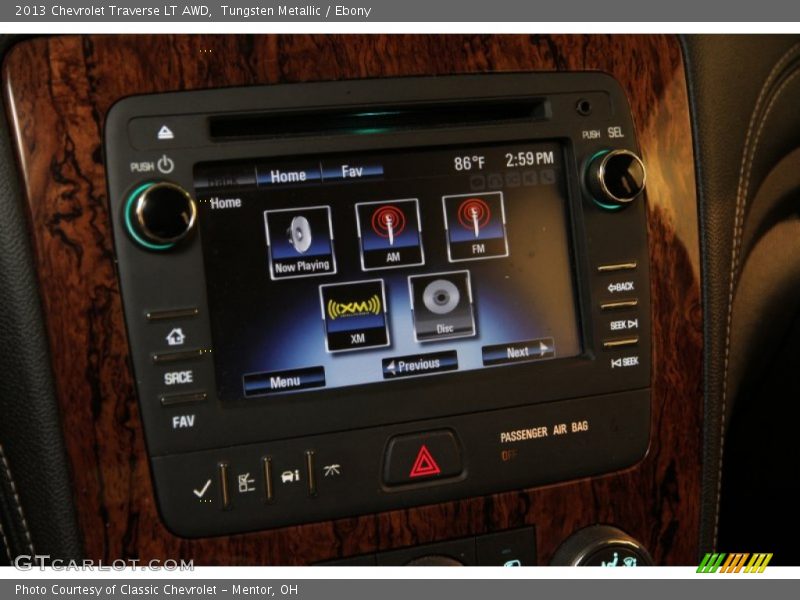 Tungsten Metallic / Ebony 2013 Chevrolet Traverse LT AWD