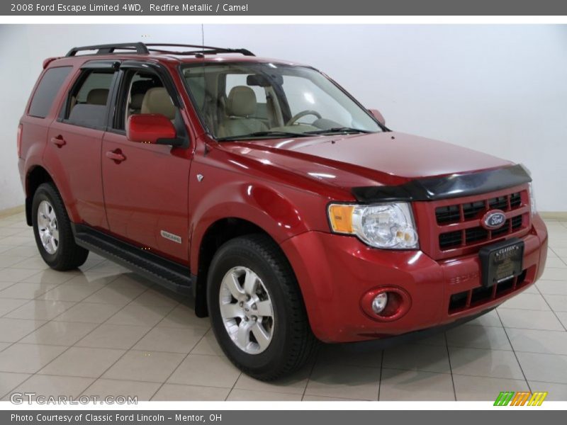 Redfire Metallic / Camel 2008 Ford Escape Limited 4WD