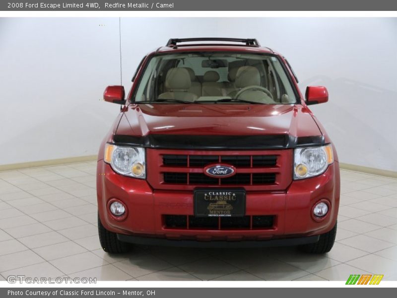 Redfire Metallic / Camel 2008 Ford Escape Limited 4WD