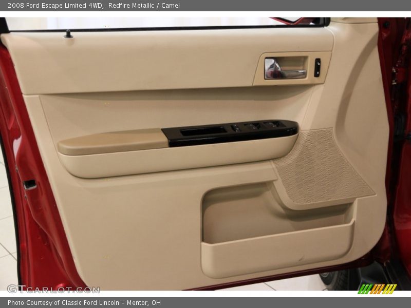 Redfire Metallic / Camel 2008 Ford Escape Limited 4WD