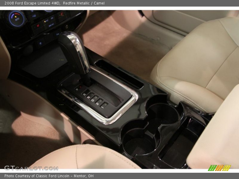 Redfire Metallic / Camel 2008 Ford Escape Limited 4WD