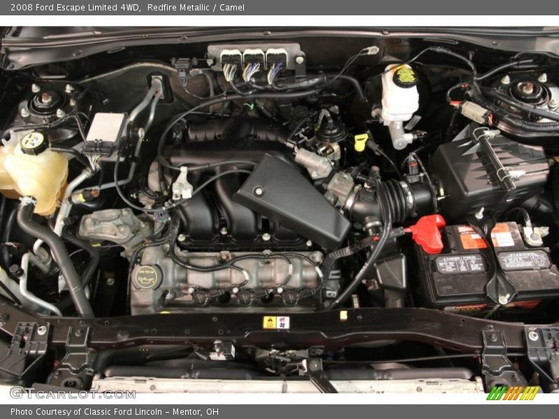 Redfire Metallic / Camel 2008 Ford Escape Limited 4WD