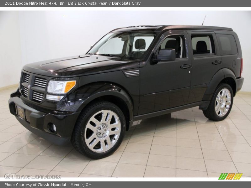 Brilliant Black Crystal Pearl / Dark Slate Gray 2011 Dodge Nitro Heat 4x4