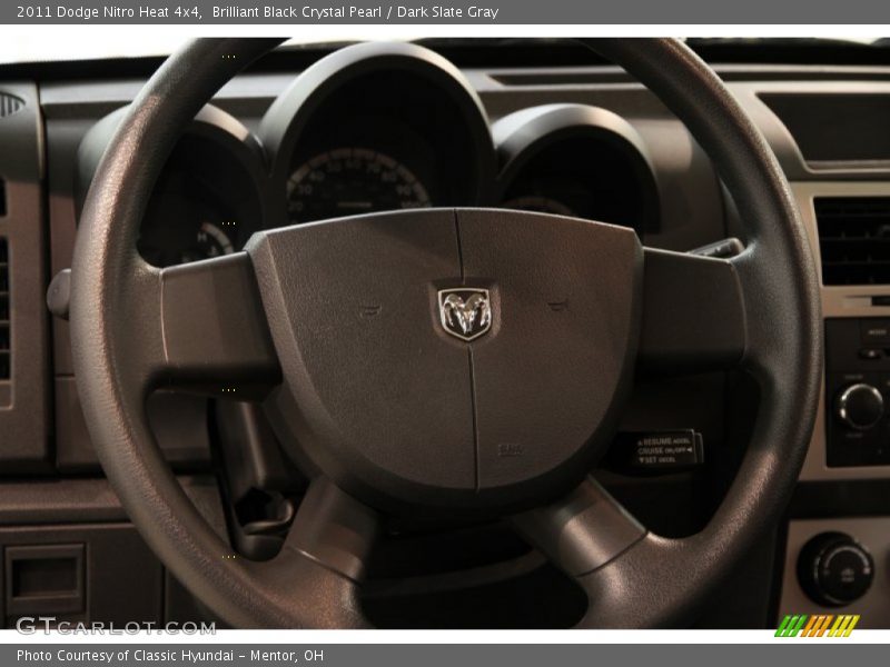 Brilliant Black Crystal Pearl / Dark Slate Gray 2011 Dodge Nitro Heat 4x4