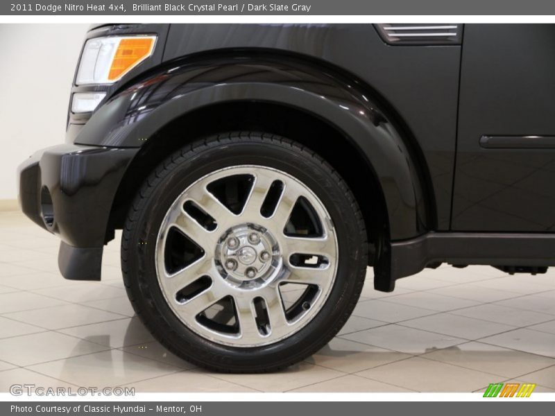 Brilliant Black Crystal Pearl / Dark Slate Gray 2011 Dodge Nitro Heat 4x4