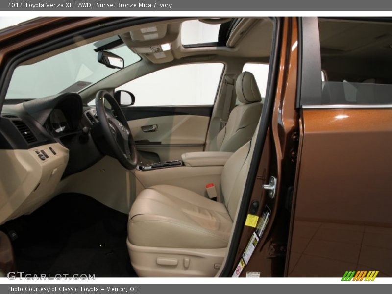 Sunset Bronze Mica / Ivory 2012 Toyota Venza XLE AWD