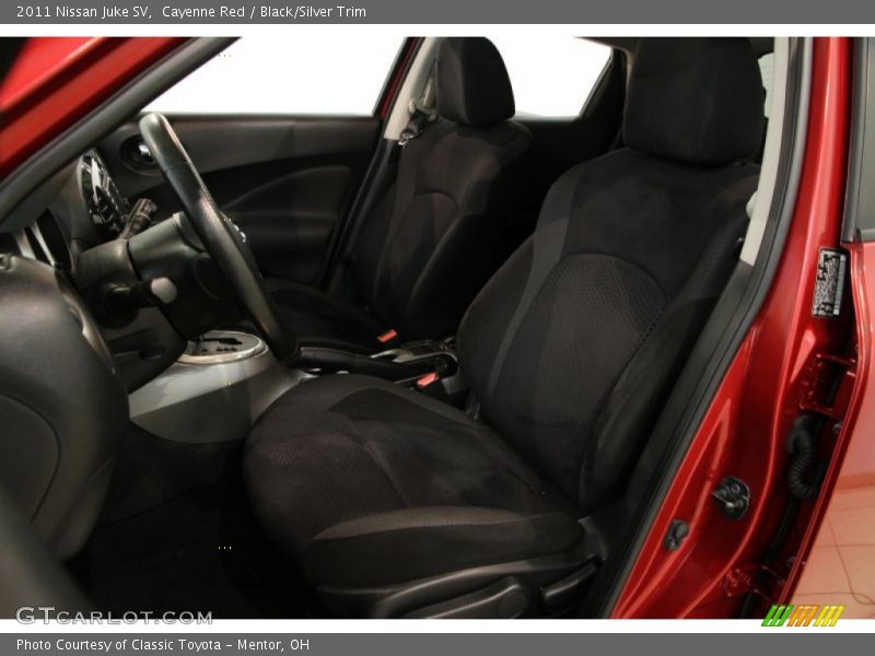 Cayenne Red / Black/Silver Trim 2011 Nissan Juke SV