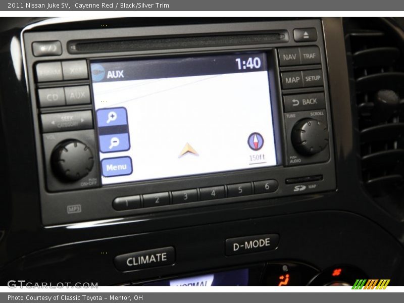 Cayenne Red / Black/Silver Trim 2011 Nissan Juke SV